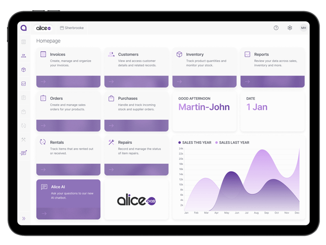AlicePOS-Web version
