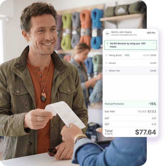 Alice POS — billing, discounts, promotions